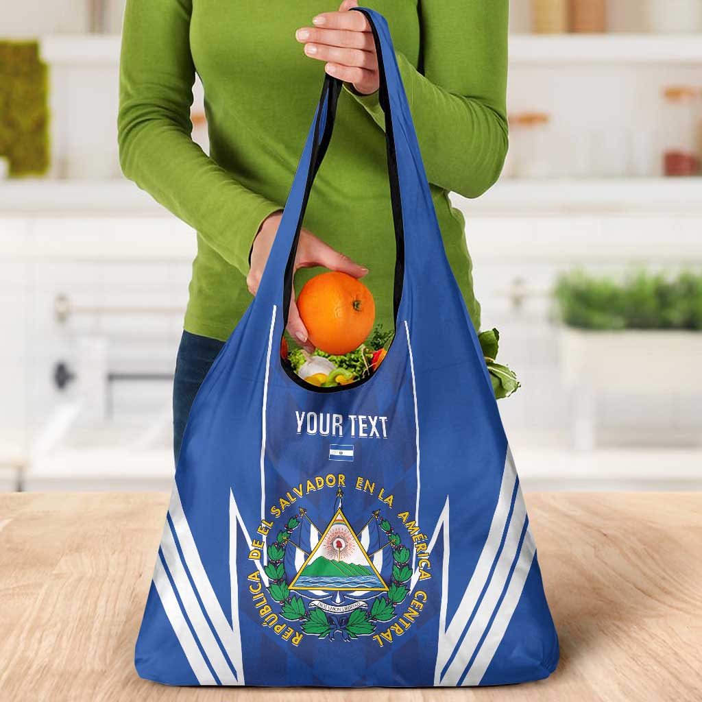 Custom El Salvador Football Grocery Bag 2025 Vamos La Selecta