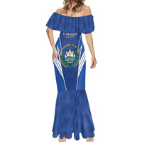 Custom El Salvador Football Mermaid Dress 2025 Vamos La Selecta