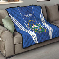 Custom El Salvador Football Quilt 2025 Vamos La Selecta