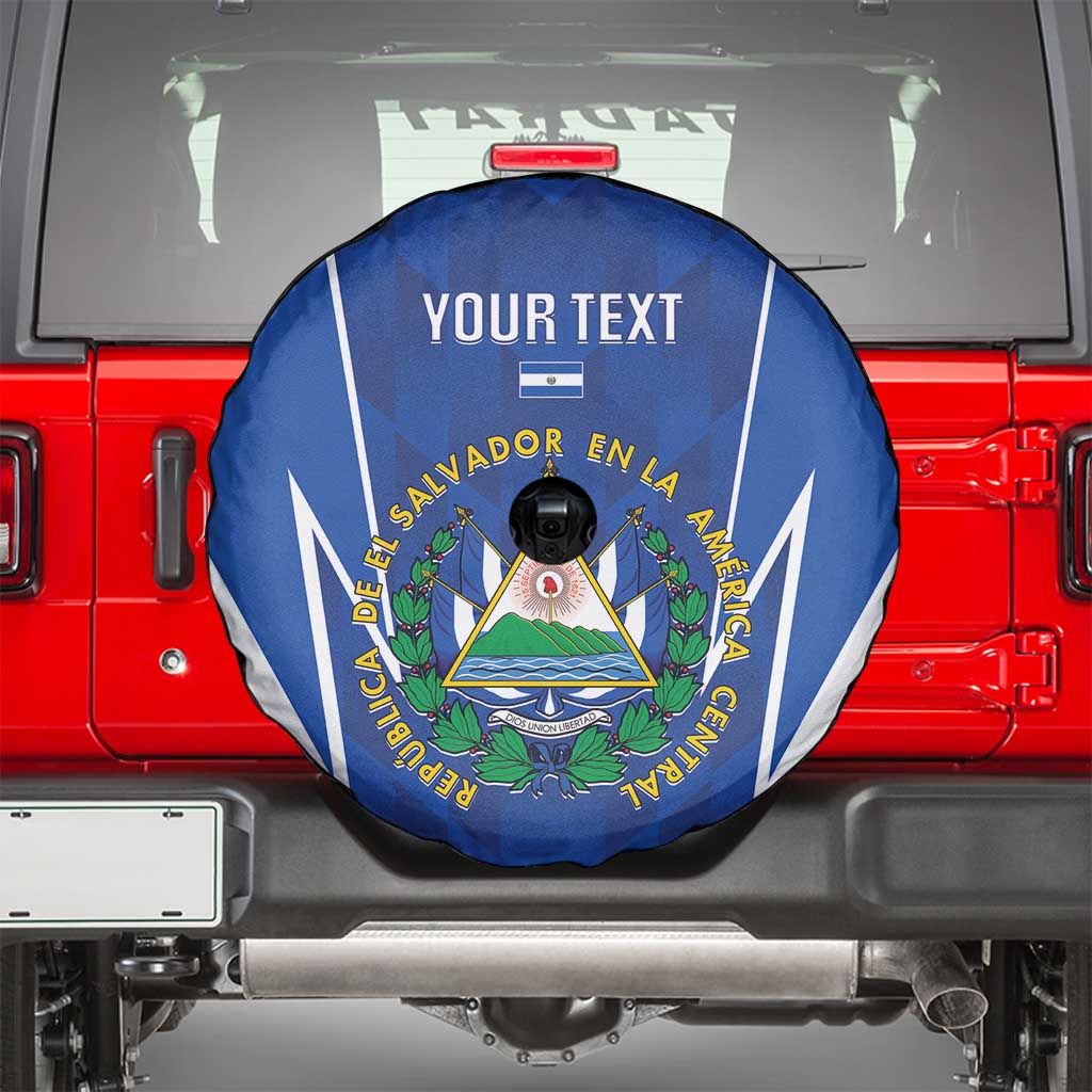 Custom El Salvador Football Spare Tire Cover 2025 Vamos La Selecta