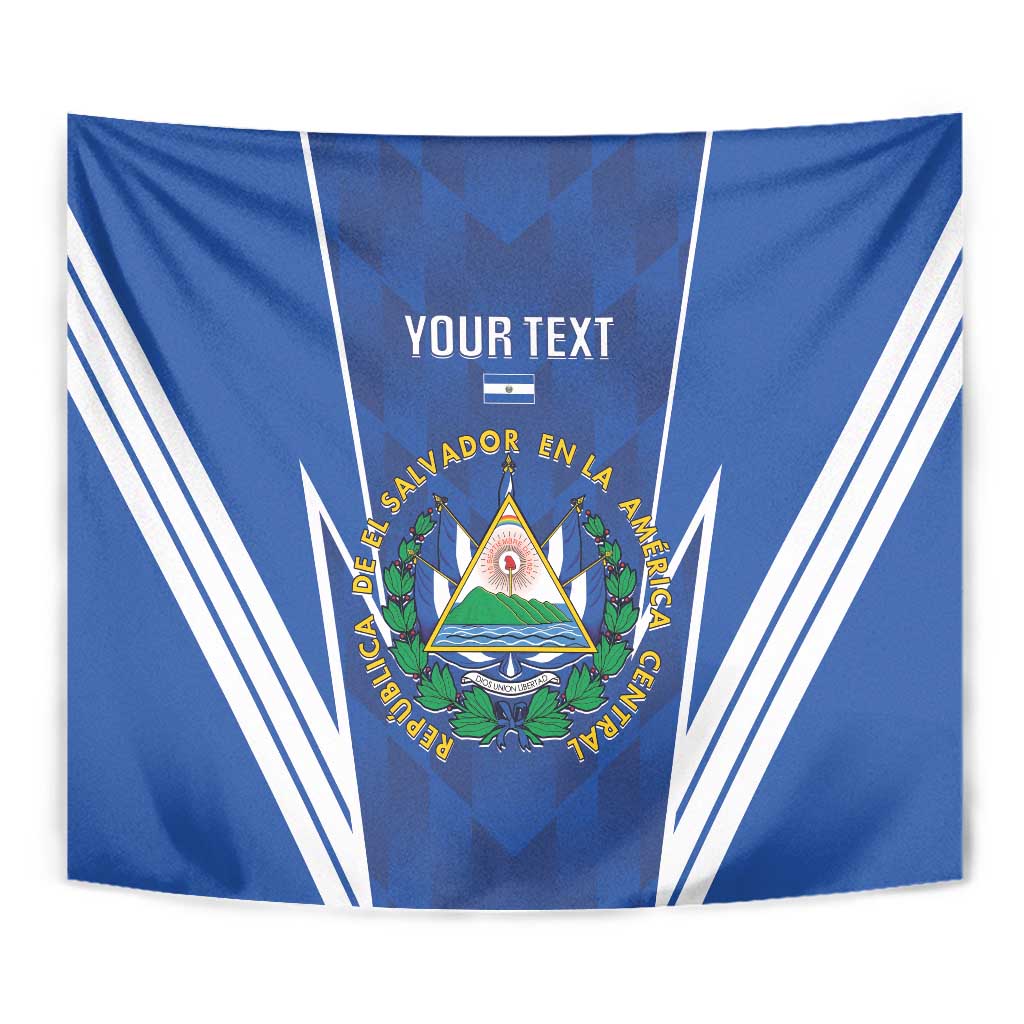 Custom El Salvador Football Tapestry 2025 Vamos La Selecta