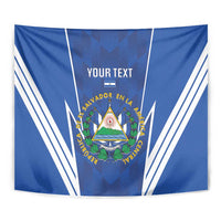 Custom El Salvador Football Tapestry 2025 Vamos La Selecta