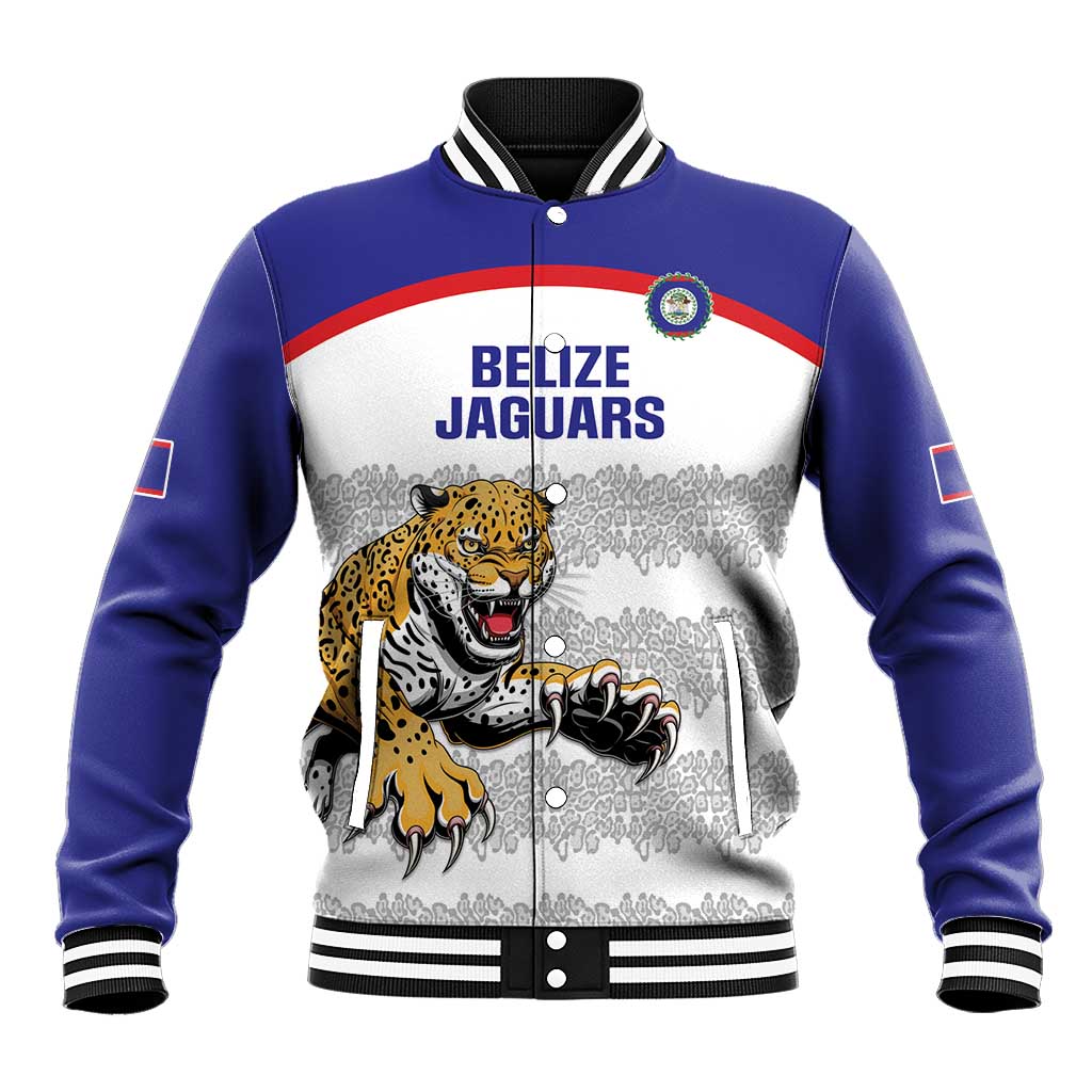 Custom Belize Football Baseball Jacket 2025 Go Jaguars
