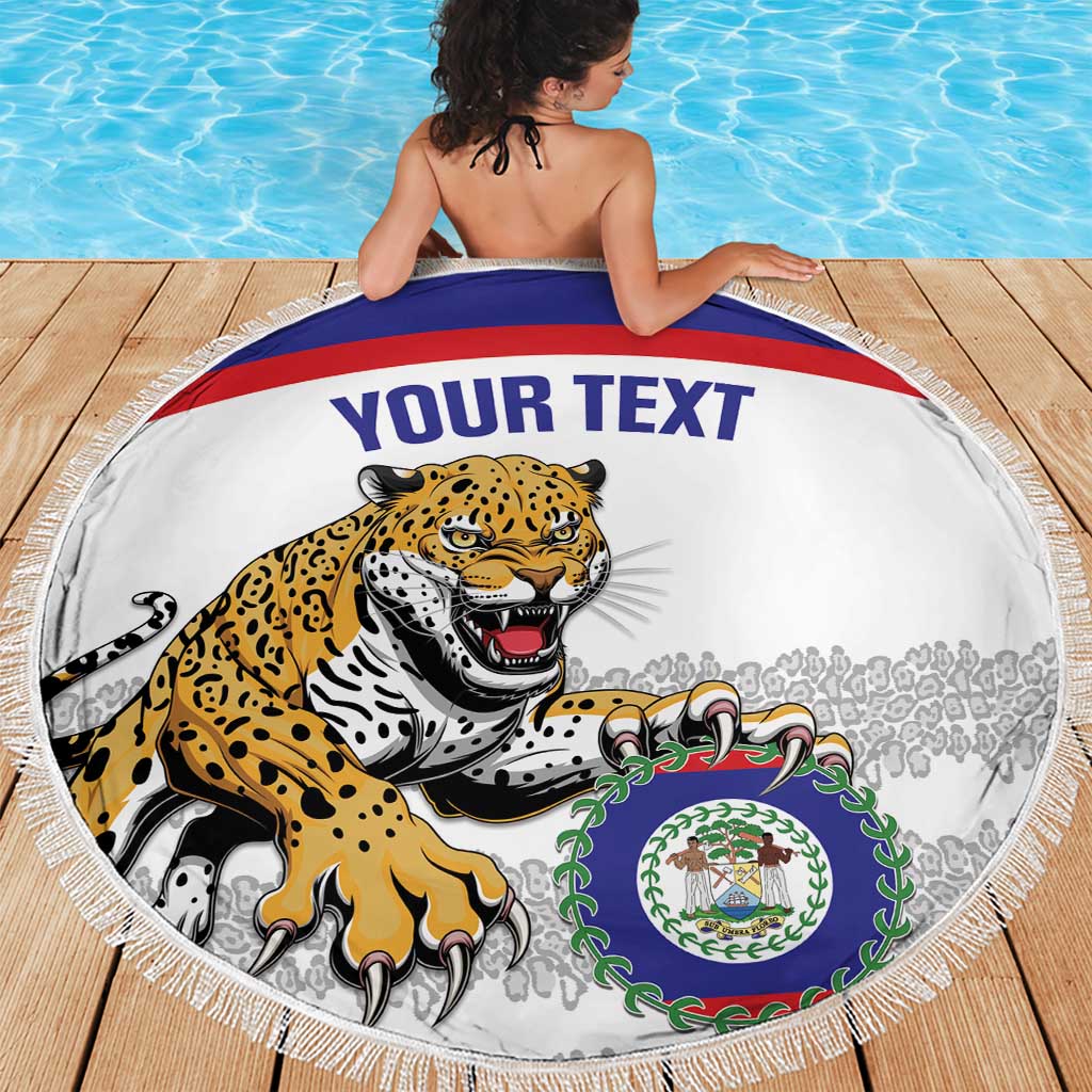 Custom Belize Football Beach Blanket 2025 Go Jaguars