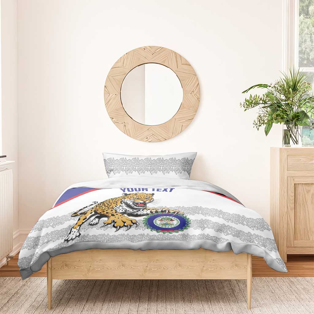 Custom Belize Football Bedding Set 2025 Go Jaguars