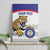 Custom Belize Football Canvas Wall Art 2025 Go Jaguars