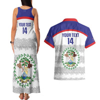 Custom Belize Football Couples Matching Tank Maxi Dress and Hawaiian Shirt 2025 Go Jaguars