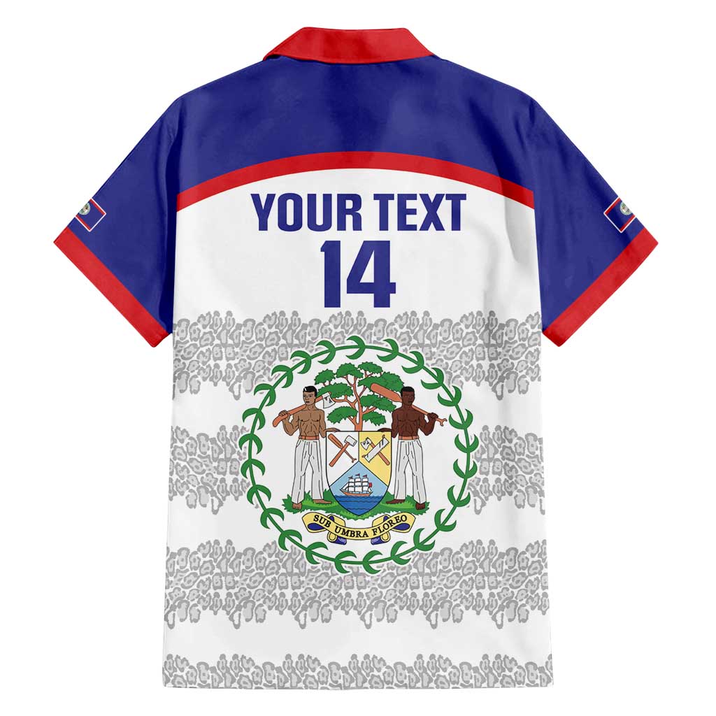 Custom Belize Football Family Matching Long Sleeve Bodycon Dress and Hawaiian Shirt 2025 Go Jaguars