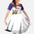 Custom Belize Football Family Matching Off The Shoulder Long Sleeve Dress and Hawaiian Shirt 2025 Go Jaguars