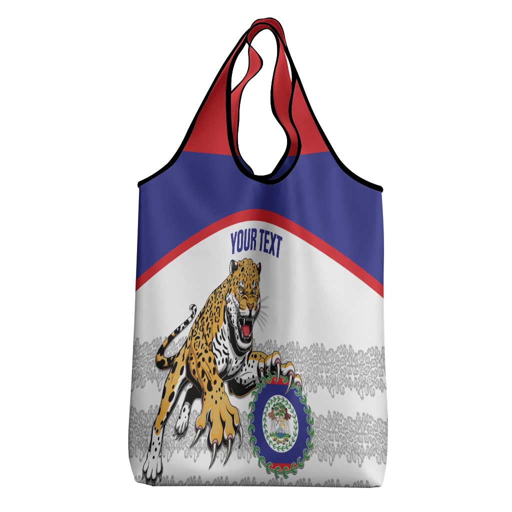 Custom Belize Football Grocery Bag 2025 Go Jaguars