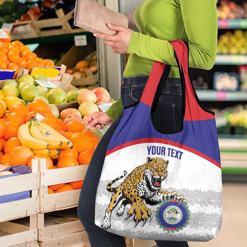Custom Belize Football Grocery Bag 2025 Go Jaguars