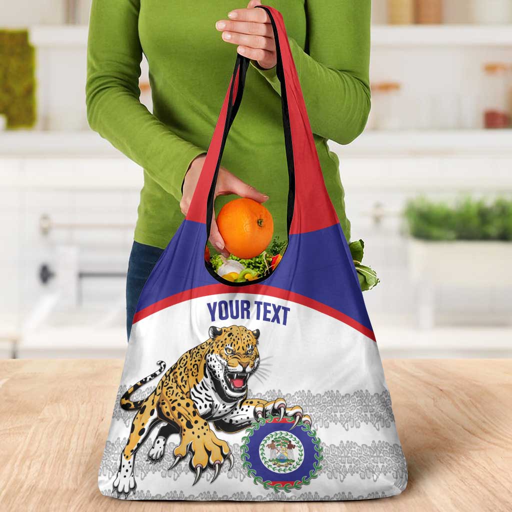 Custom Belize Football Grocery Bag 2025 Go Jaguars