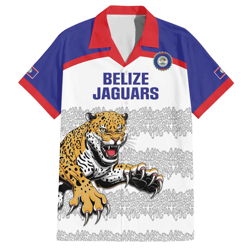 Custom Belize Football Hawaiian Shirt 2025 Go Jaguars