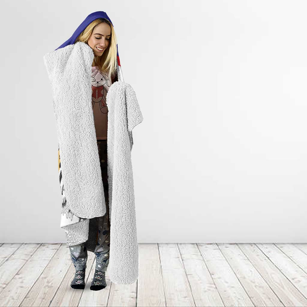 Custom Belize Football Hooded Blanket 2025 Go Jaguars