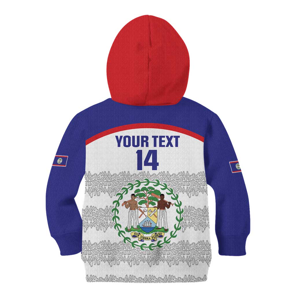 Custom Belize Football Kid Hoodie 2025 Go Jaguars