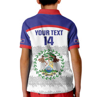 Custom Belize Football Kid Polo Shirt 2025 Go Jaguars