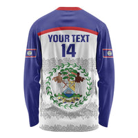 Custom Belize Football Long Sleeve Shirt 2025 Go Jaguars