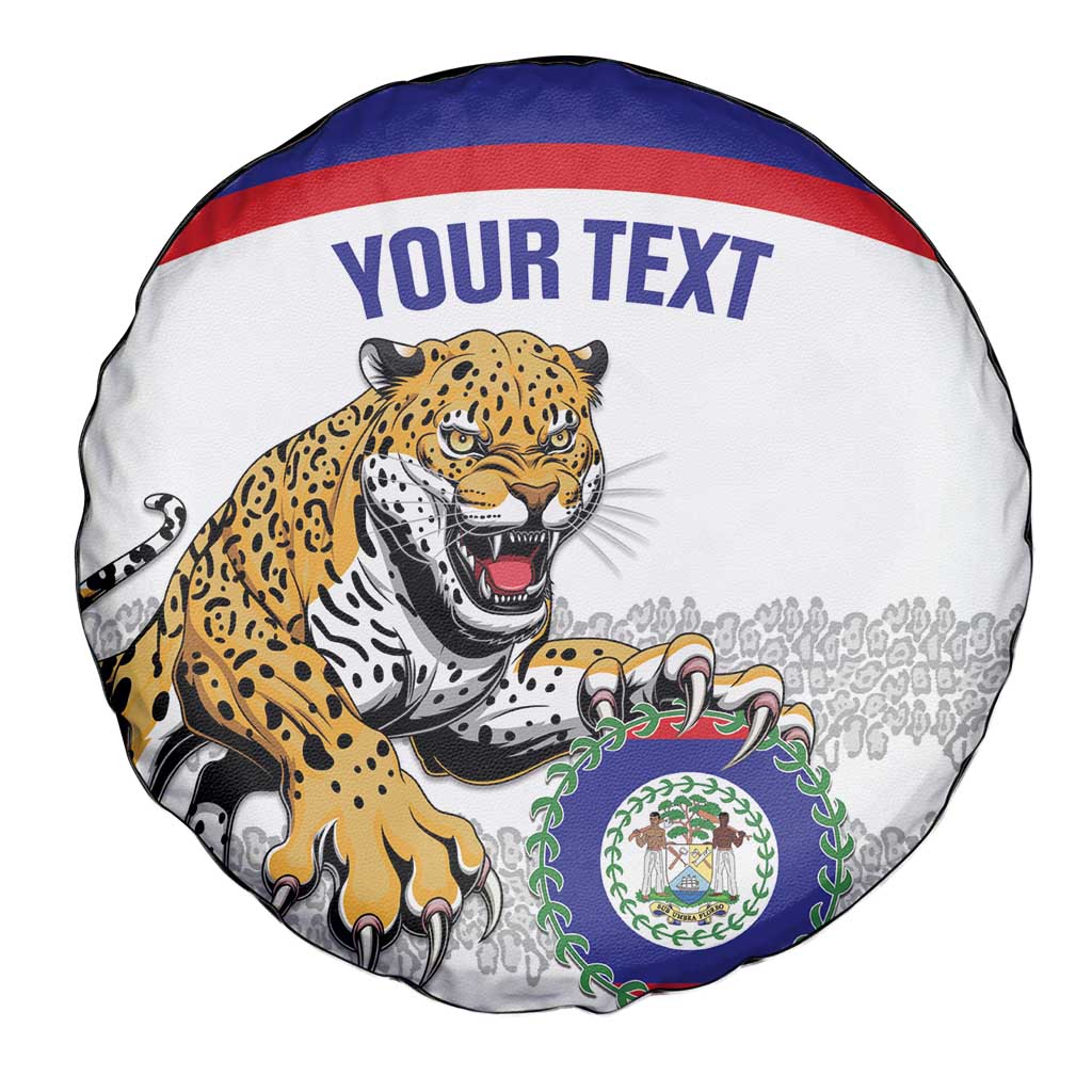 Custom Belize Football Spare Tire Cover 2025 Go Jaguars