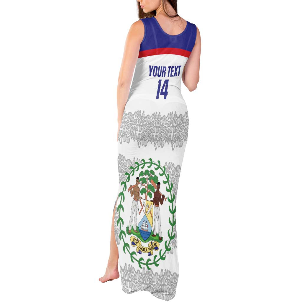 Custom Belize Football Tank Maxi Dress 2025 Go Jaguars