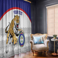 Custom Belize Football Window Curtain 2025 Go Jaguars