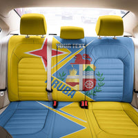 Custom Aruba Football Back Car Seat Cover 2025 Coat Of Arms Style