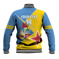 Custom Aruba Football Baseball Jacket 2025 Coat Of Arms Style