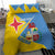 Custom Aruba Football Bedding Set 2025 Coat Of Arms Style