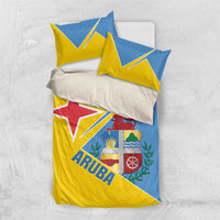 Custom Aruba Football Bedding Set 2025 Coat Of Arms Style