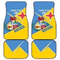Custom Aruba Football Car Mats 2025 Coat Of Arms Style