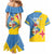 Custom Aruba Football Couples Matching Mermaid Dress and Hawaiian Shirt 2025 Coat Of Arms Style