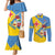 Custom Aruba Football Couples Matching Mermaid Dress and Long Sleeve Button Shirt 2025 Coat Of Arms Style