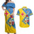 Custom Aruba Football Couples Matching Off Shoulder Maxi Dress and Hawaiian Shirt 2025 Coat Of Arms Style