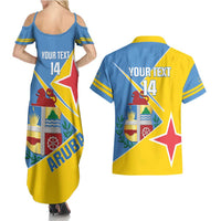 Custom Aruba Football Couples Matching Summer Maxi Dress and Hawaiian Shirt 2025 Coat Of Arms Style