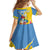 Custom Aruba Football Family Matching Off The Shoulder Long Sleeve Dress and Hawaiian Shirt 2025 Coat Of Arms Style