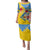 Custom Aruba Football Family Matching Puletasi and Hawaiian Shirt 2025 Coat Of Arms Style