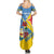Custom Aruba Football Family Matching Summer Maxi Dress and Hawaiian Shirt 2025 Coat Of Arms Style