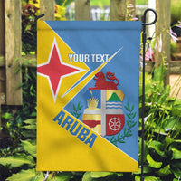 Custom Aruba Football Garden Flag 2025 Coat Of Arms Style