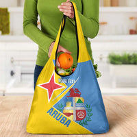 Custom Aruba Football Grocery Bag 2025 Coat Of Arms Style