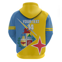 Custom Aruba Football Hoodie 2025 Coat Of Arms Style