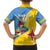 Custom Aruba Football Kid Hawaiian Shirt 2025 Coat Of Arms Style