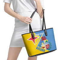 Custom Aruba Football Leather Tote Bag 2025 Coat Of Arms Style
