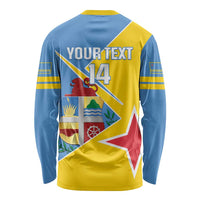 Custom Aruba Football Long Sleeve Shirt 2025 Coat Of Arms Style