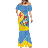 Custom Aruba Football Mermaid Dress 2025 Coat Of Arms Style