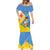 Custom Aruba Football Mermaid Dress 2025 Coat Of Arms Style