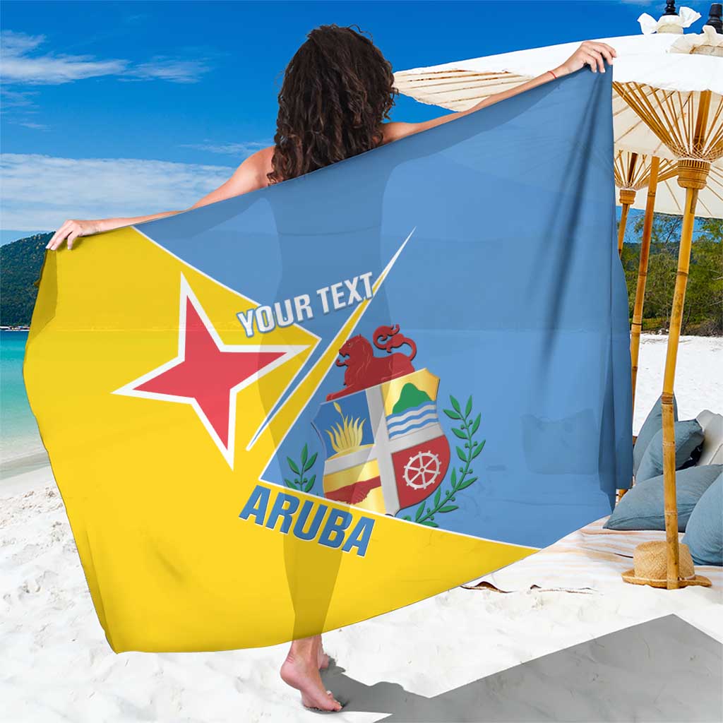 Custom Aruba Football Sarong 2025 Coat Of Arms Style