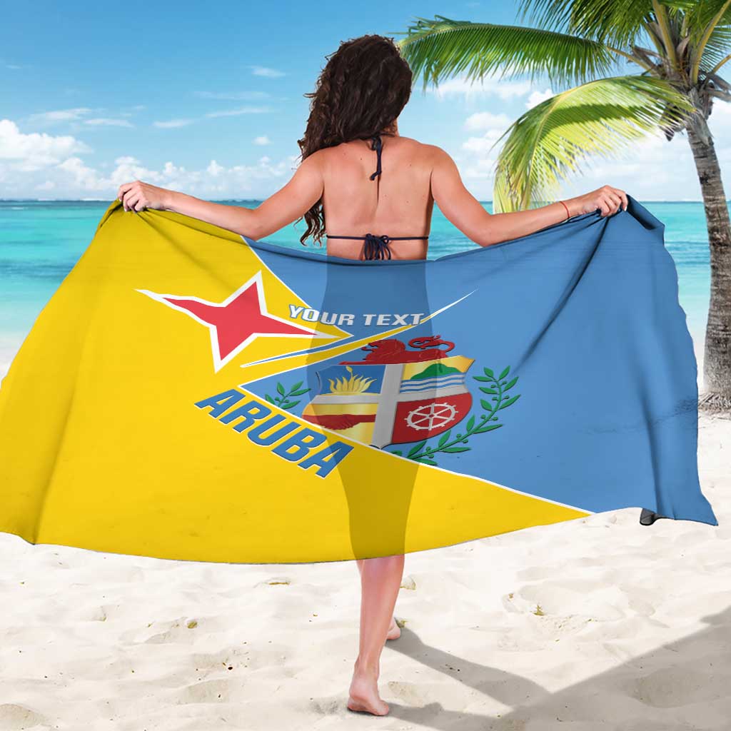 Custom Aruba Football Sarong 2025 Coat Of Arms Style