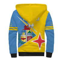 Custom Aruba Football Sherpa Hoodie 2025 Coat Of Arms Style