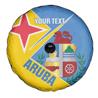 Custom Aruba Football Spare Tire Cover 2025 Coat Of Arms Style