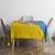 Custom Aruba Football Tablecloth 2025 Coat Of Arms Style