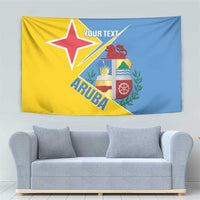 Custom Aruba Football Tapestry 2025 Coat Of Arms Style